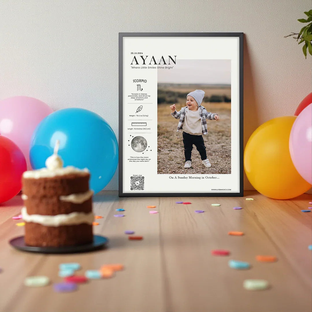 Baby’s First Moments AR Frame