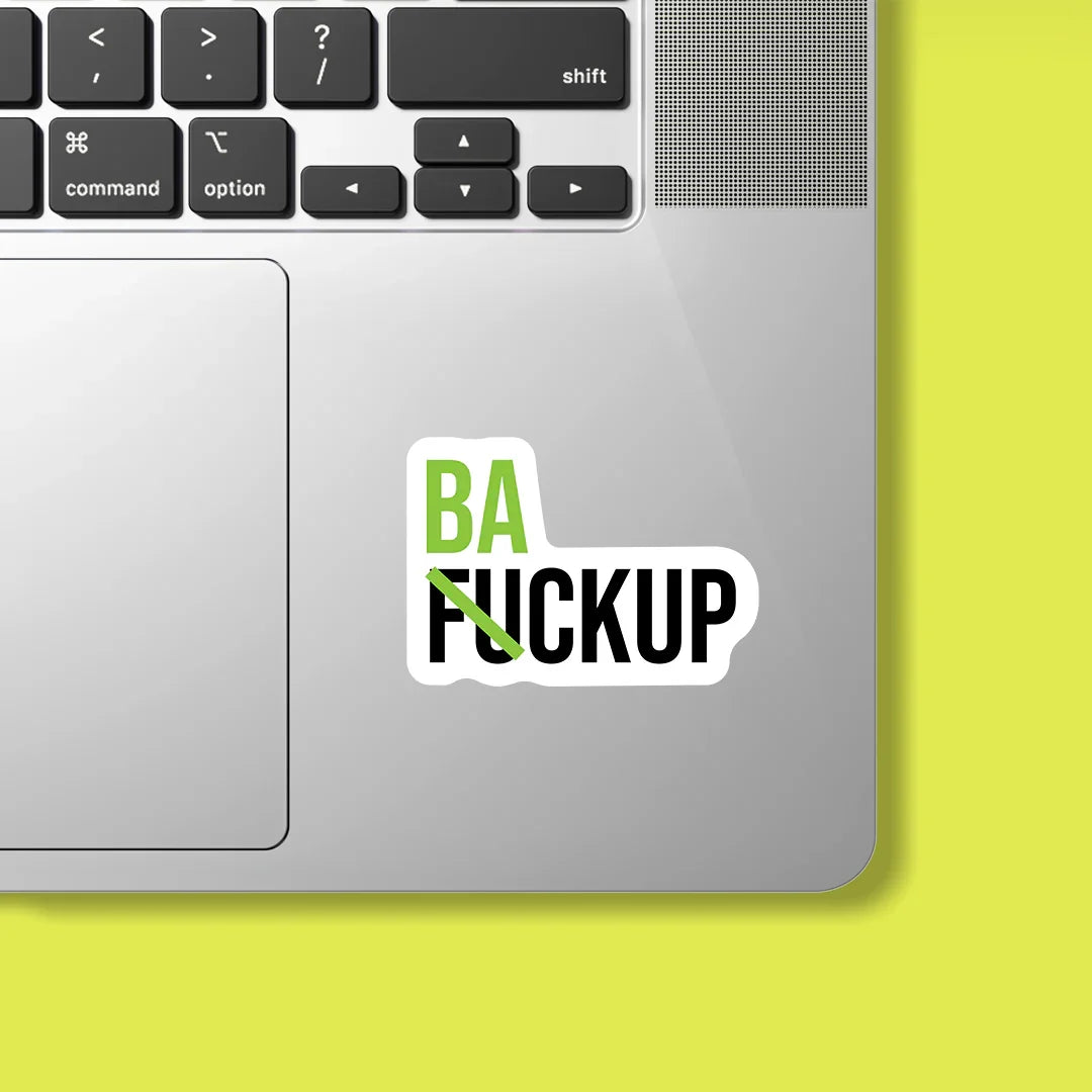 Back UP Sticker - Luxe Magics