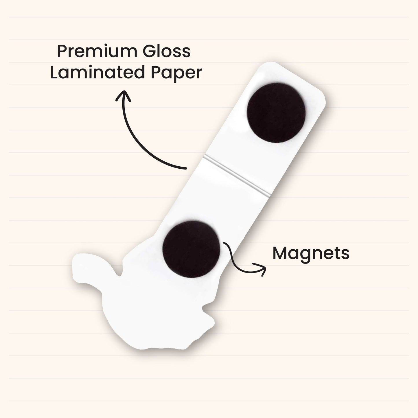 Booked Valentine Magnetic Bookmark