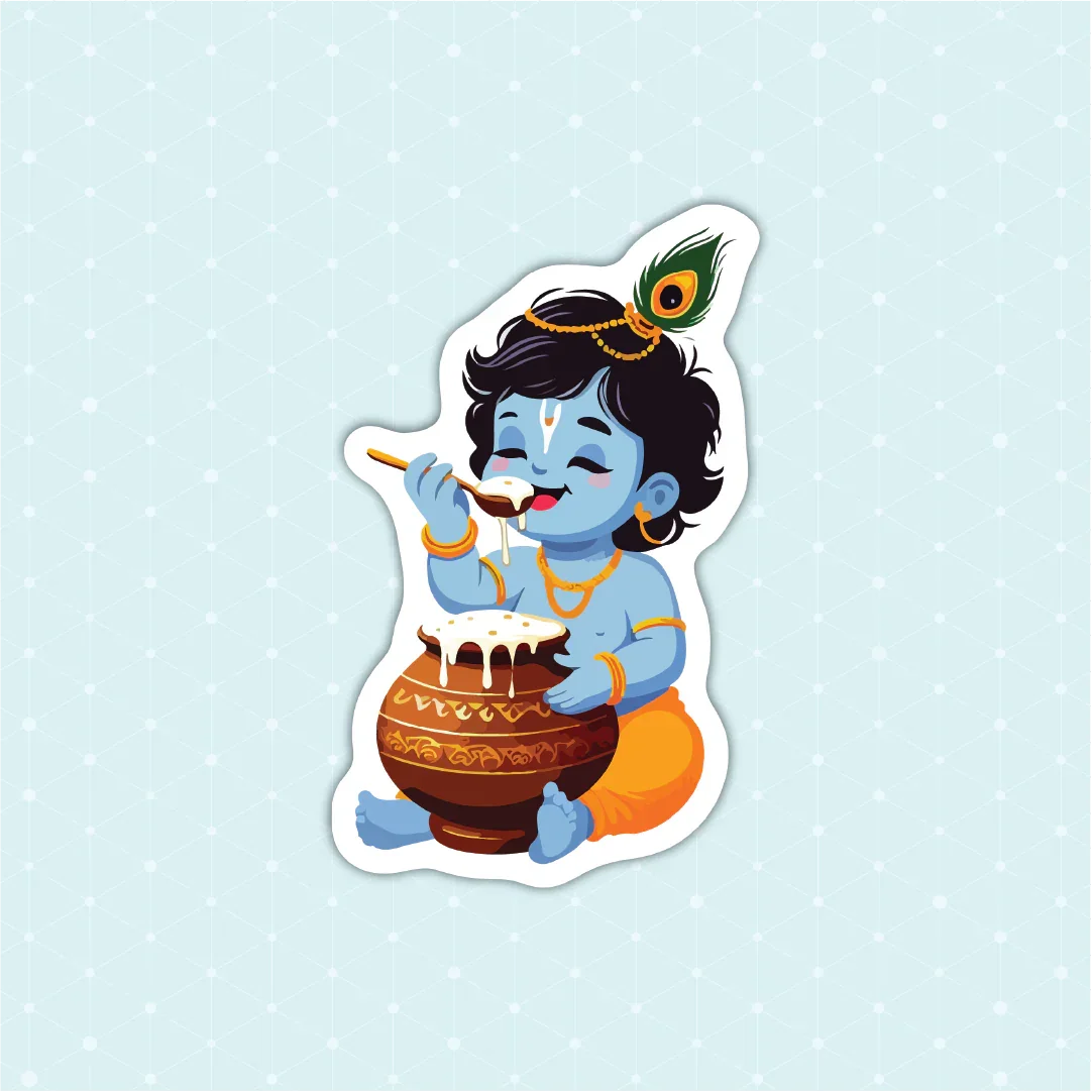 Little Krishna Sticker - Luxe Magics