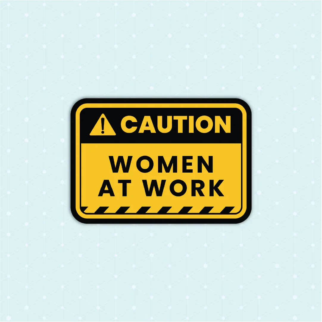 Women At Work Sticker - Luxe Magics