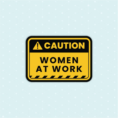 Women At Work Sticker - Luxe Magics