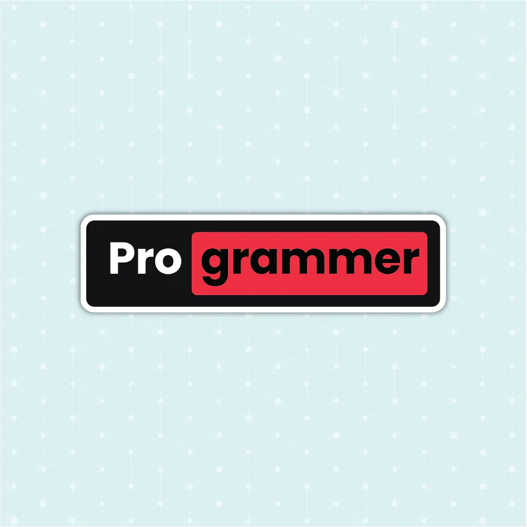 Programmer Sticker - Luxe Magics