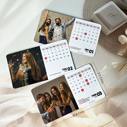 Personalised Easel Calendar Classic