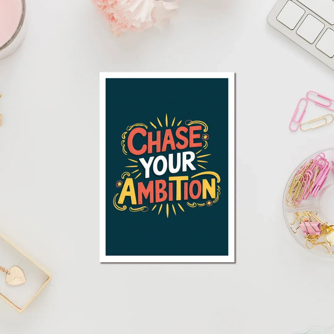 Chase Your Ambitions Fridge Magnet - Luxe Magics