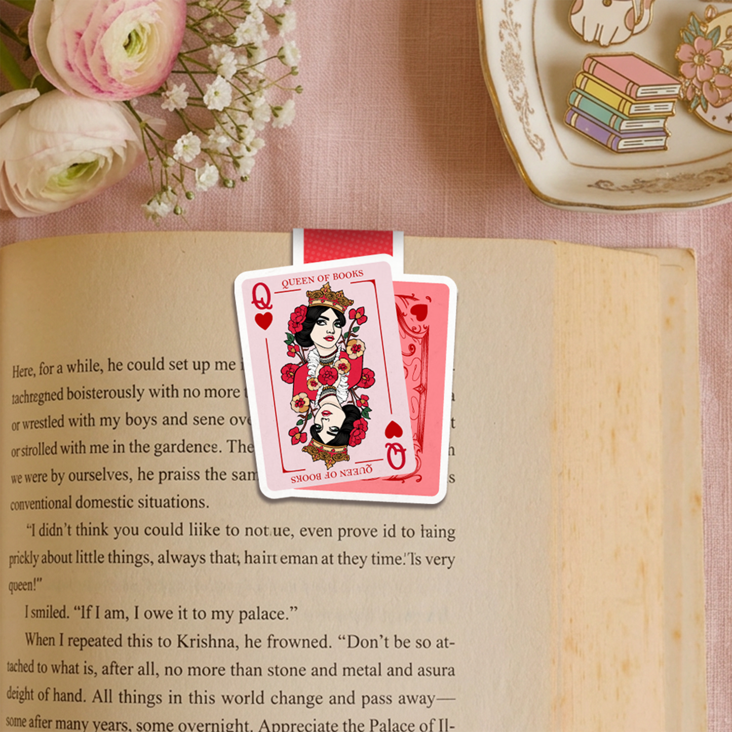 Coquette Reads Magnetic Bookmark Set - Set of 5