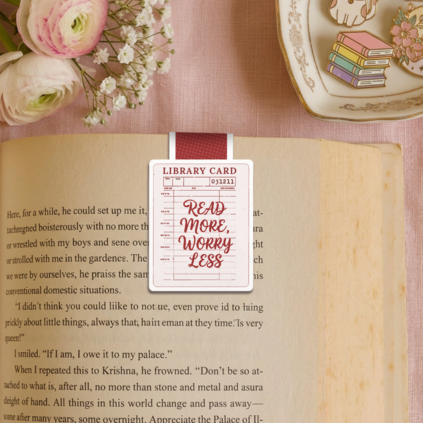 Coquette Reads Magnetic Bookmark Set - Set of 5