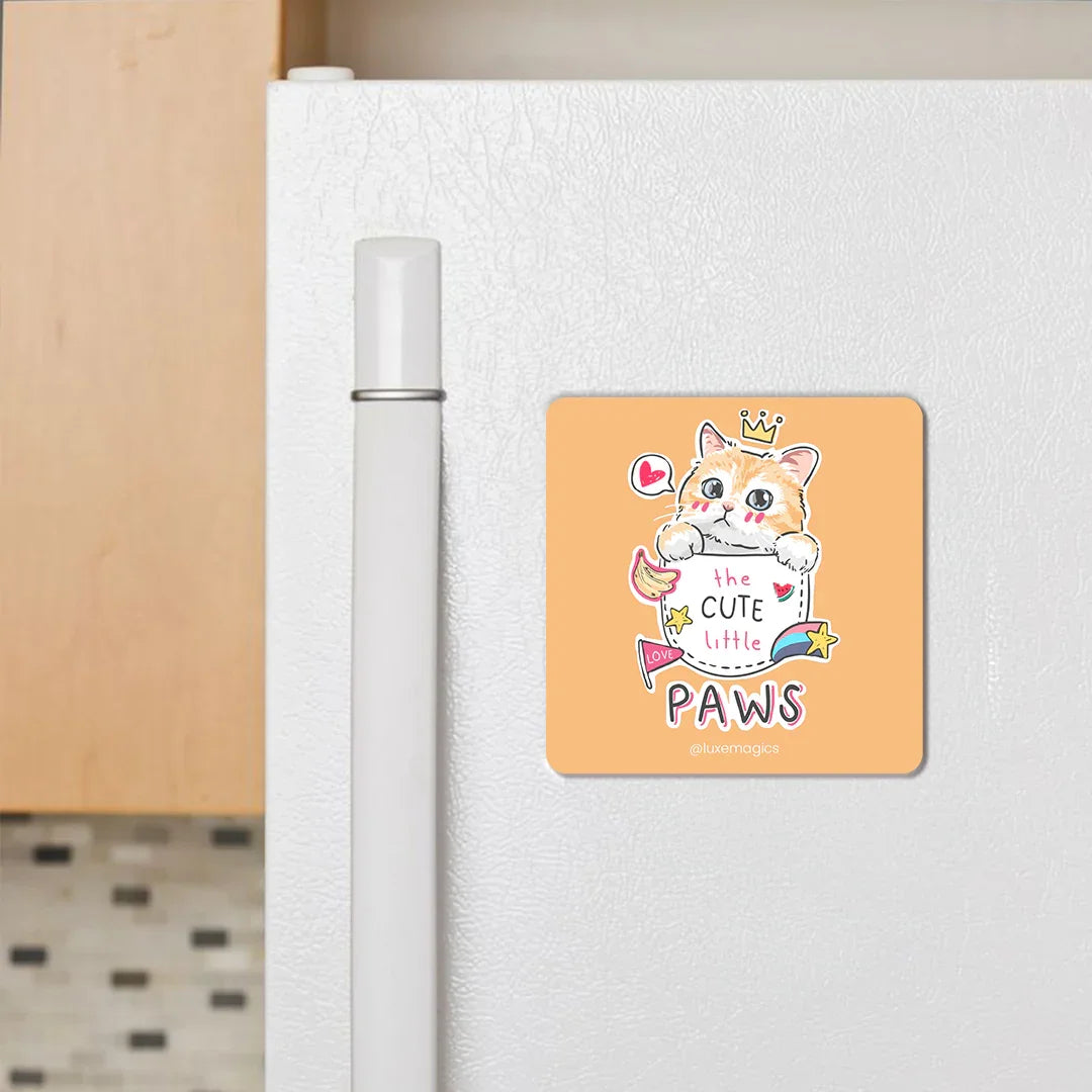 Cute Little Paws Fridge Magnet - Luxe Magics