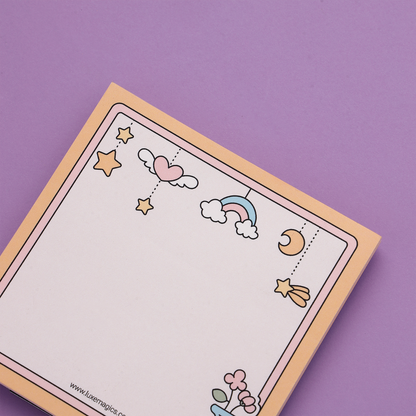 Dreamy Sky Memo Pad