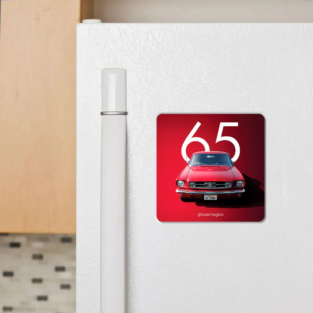 Ford Mustang-65 Fridge Magnet - Luxe Magics