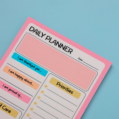 Gratitude & Priorities Daily Planner