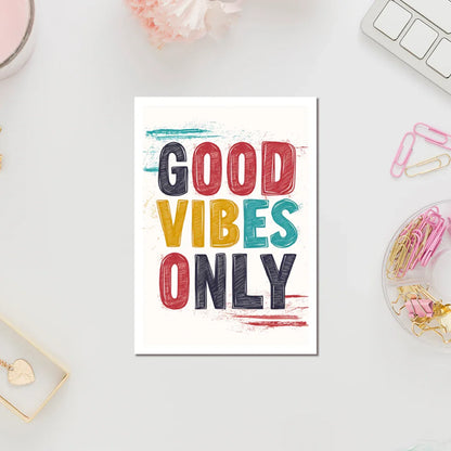 Good Vibes Only Fridge Magnet - Luxe Magics
