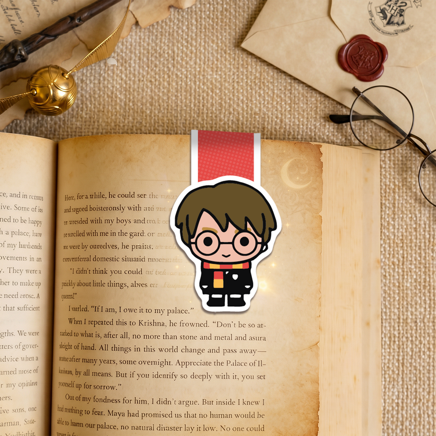 Harry Potter Collection Magnetic Bookmark Set - Set of 6