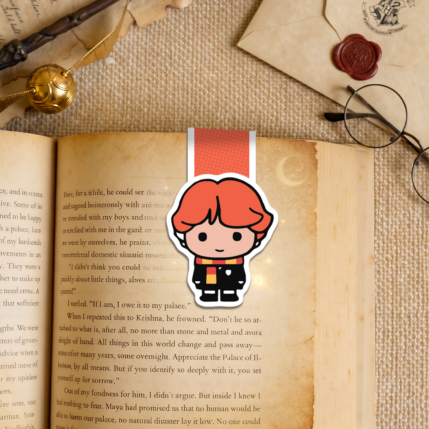 Harry Potter Collection Magnetic Bookmark Set - Set of 6