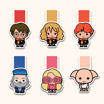 Harry Potter Collection Magnetic Bookmark Set - Set of 6