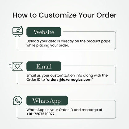 Personalised Easel Calendar Classic