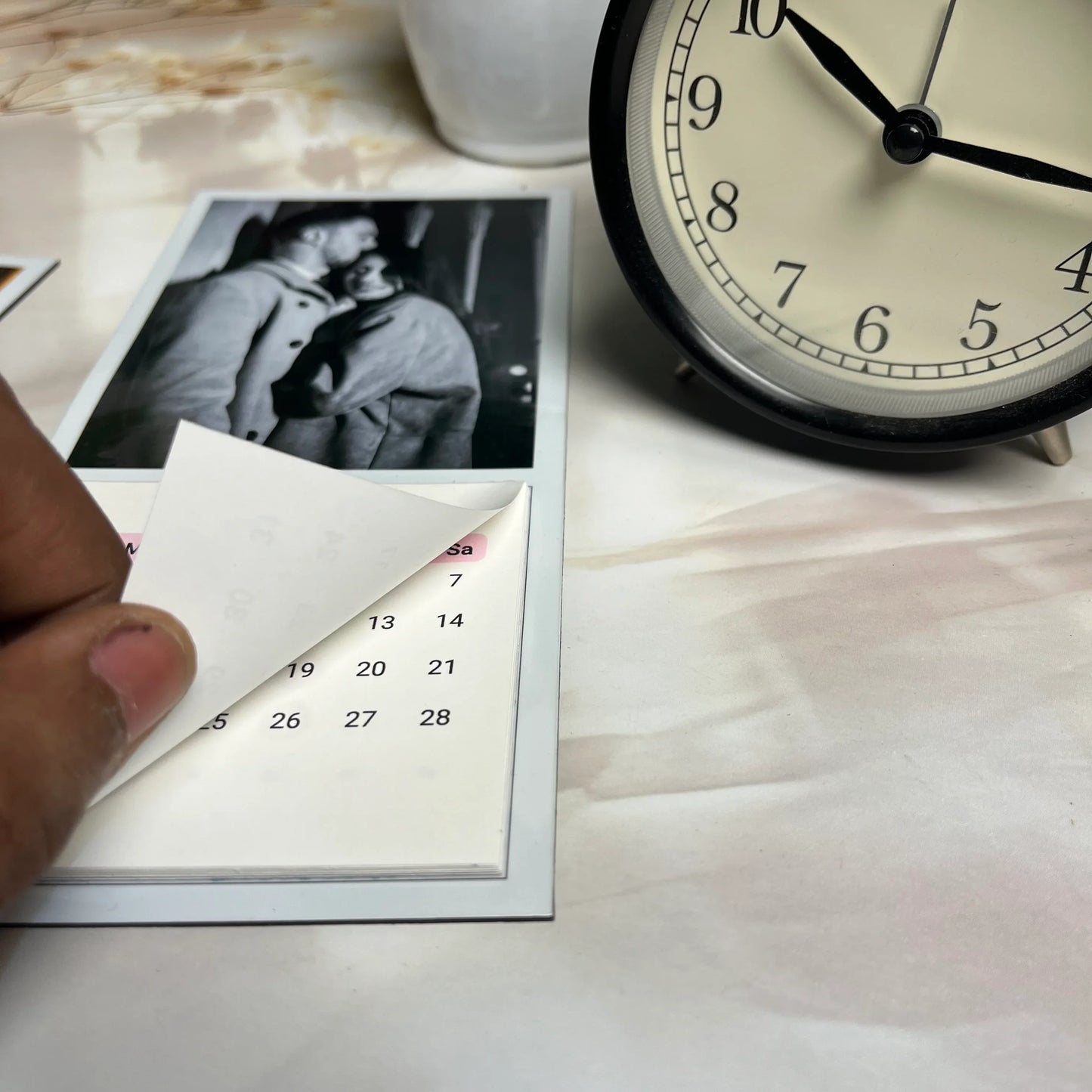 Photo Magnetic Strip Calendar