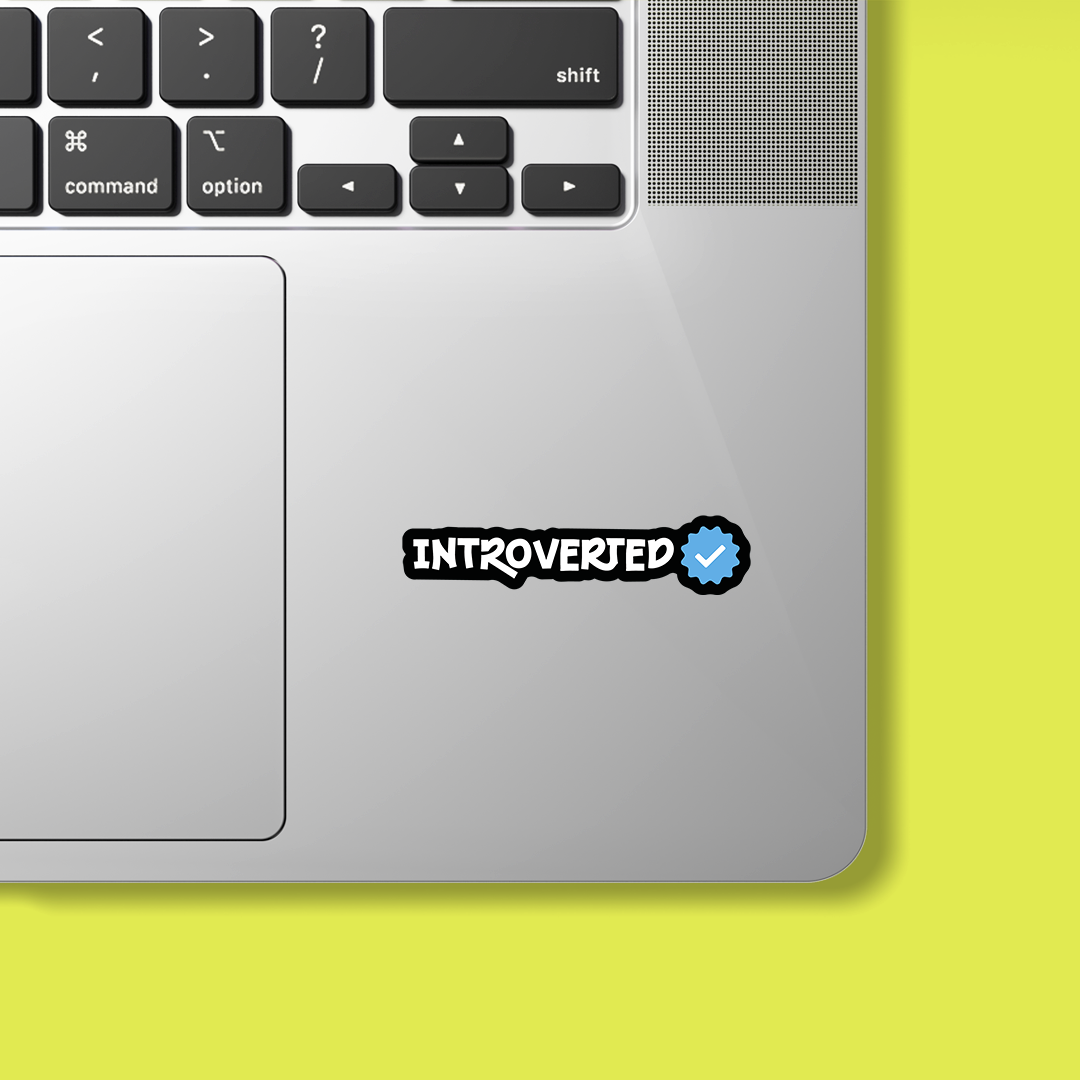 Introverted Sticker