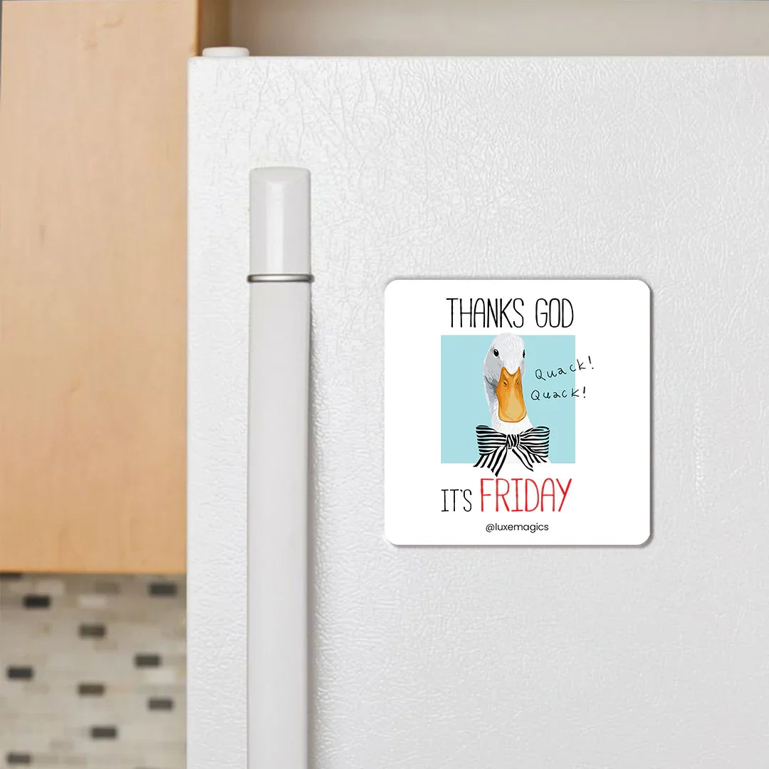 It's Friday Fridge Magnet - Luxe Magics
