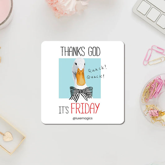 It's Friday Fridge Magnet - Luxe Magics