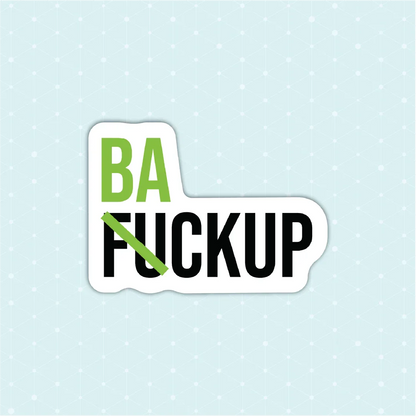 Back UP Sticker - Luxe Magics