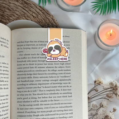 You Fell Asleep Here Magnetic Bookmark - Luxe Magics