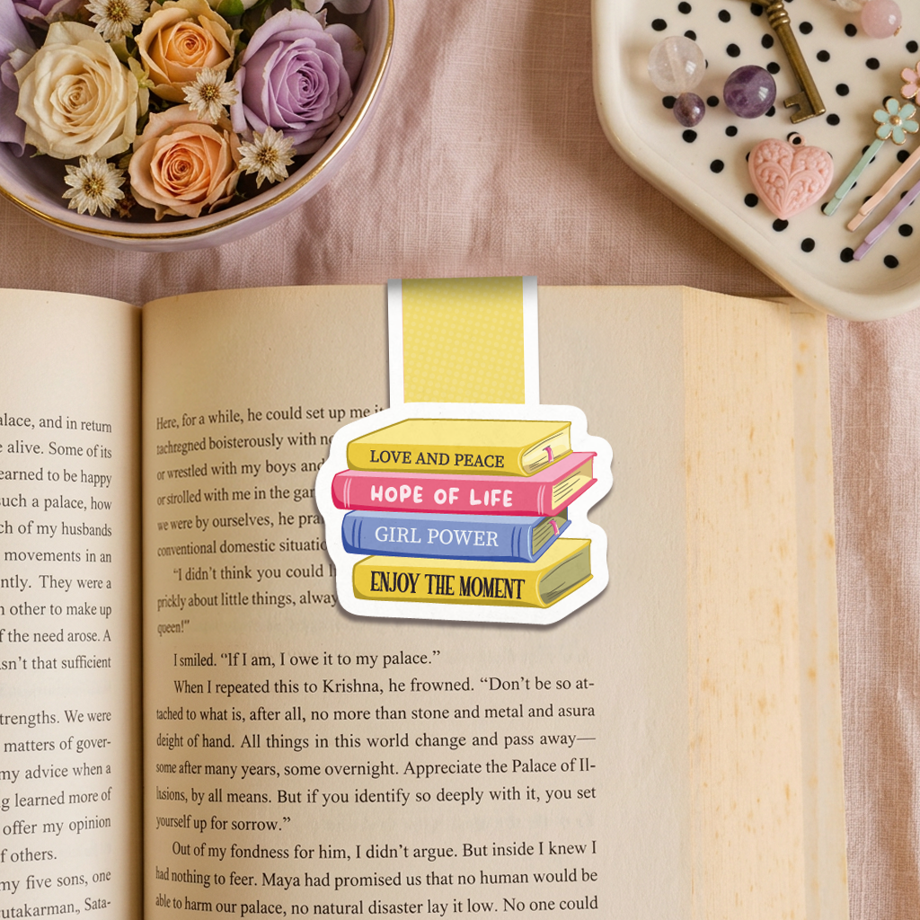 All Booked for Valentines Magnetic Bookmark - Set of 2
