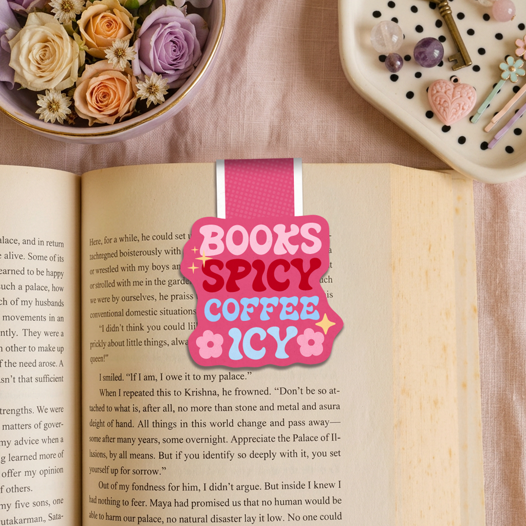 Booked & Icy Magnetic Bookmark - Set of 2