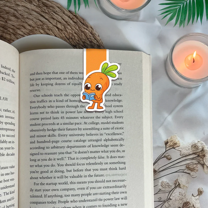 Curious Carrot Magnetic Bookmark - Luxe Magics