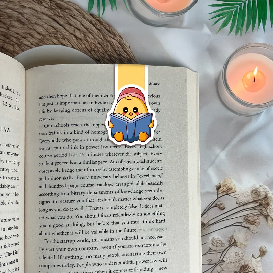 Chick Reader Magnetic Bookmark - Luxe Magics
