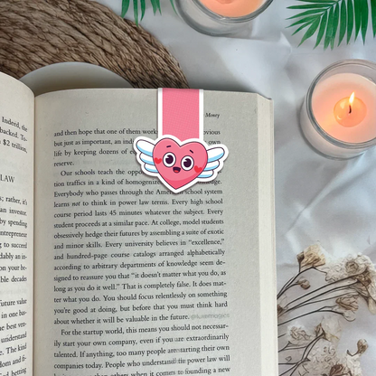 Flying Heart Magnetic Bookmark - Luxe Magics