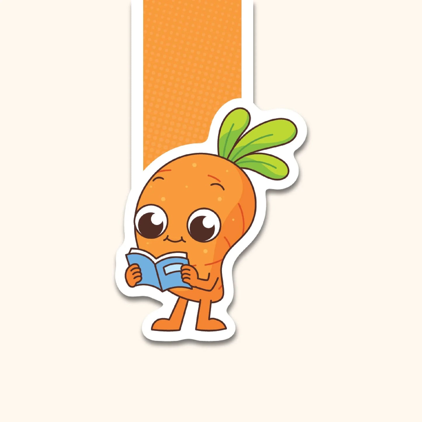 Curious Carrot Magnetic Bookmark