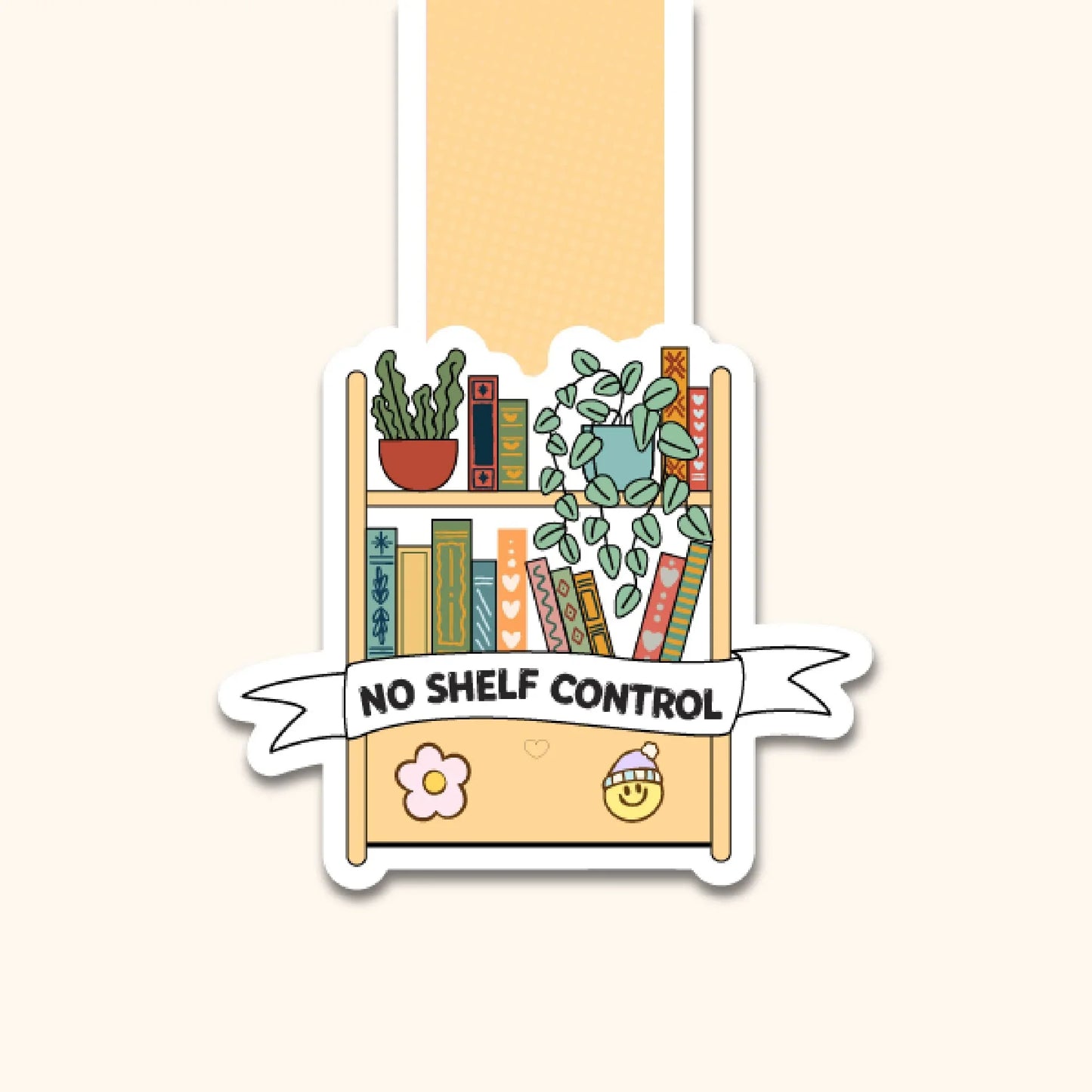 No Shelf Control Magnetic Bookmark
