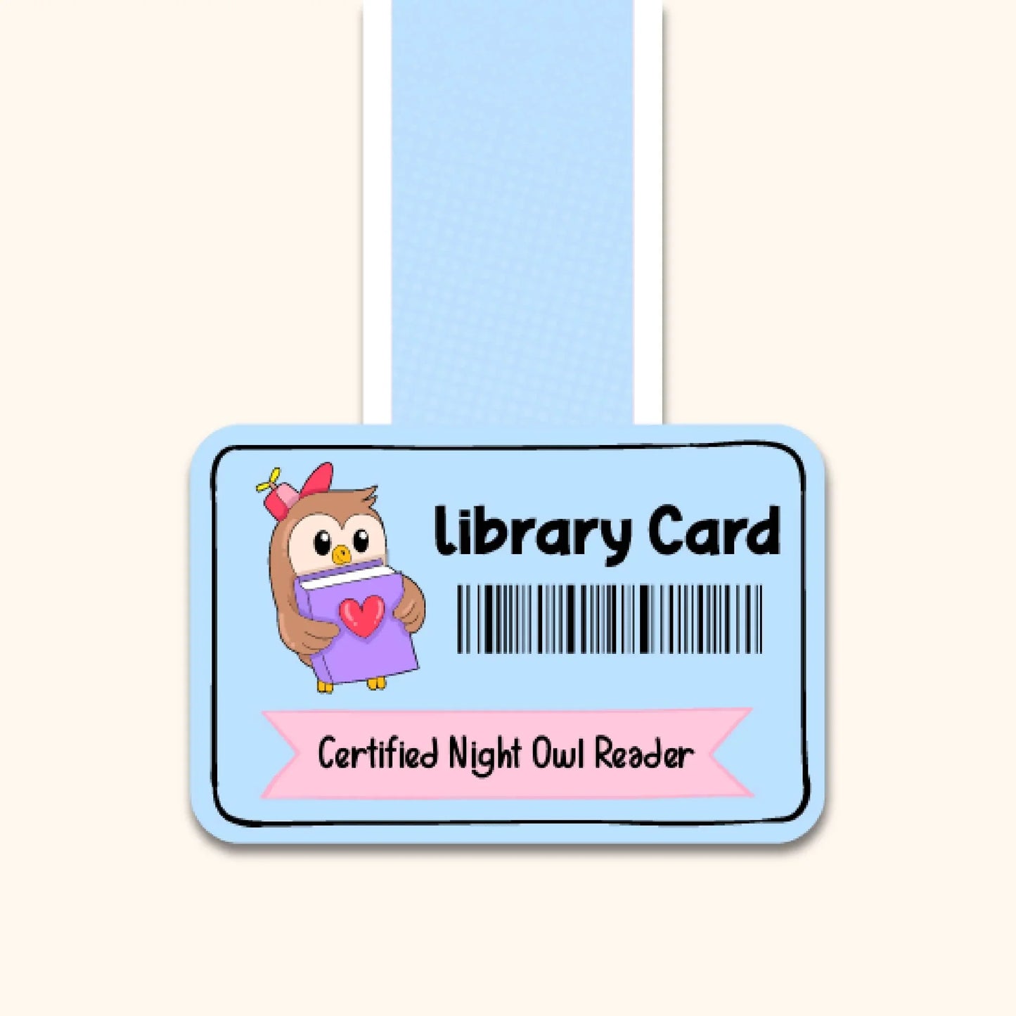 Library Card Magnetic Bookmark
