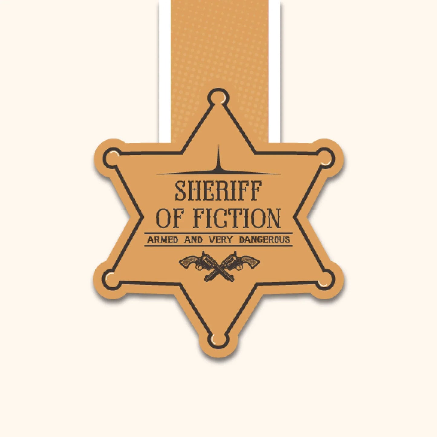 Sheriff Of Fiction Magnetic Bookmark