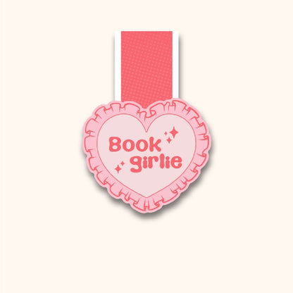 Book Girlie Magnetic Bookmark