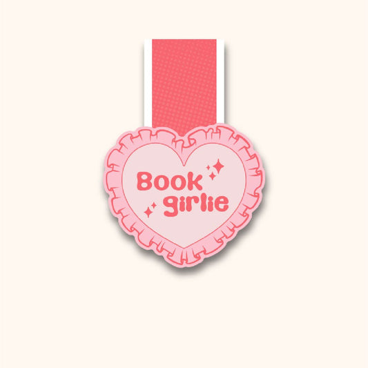 Book Girlie Magnetic Bookmark