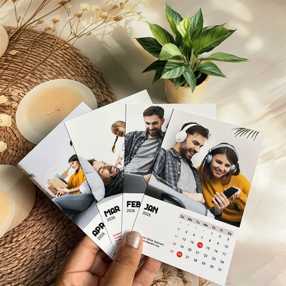 Personalised Easel Calendar Mini