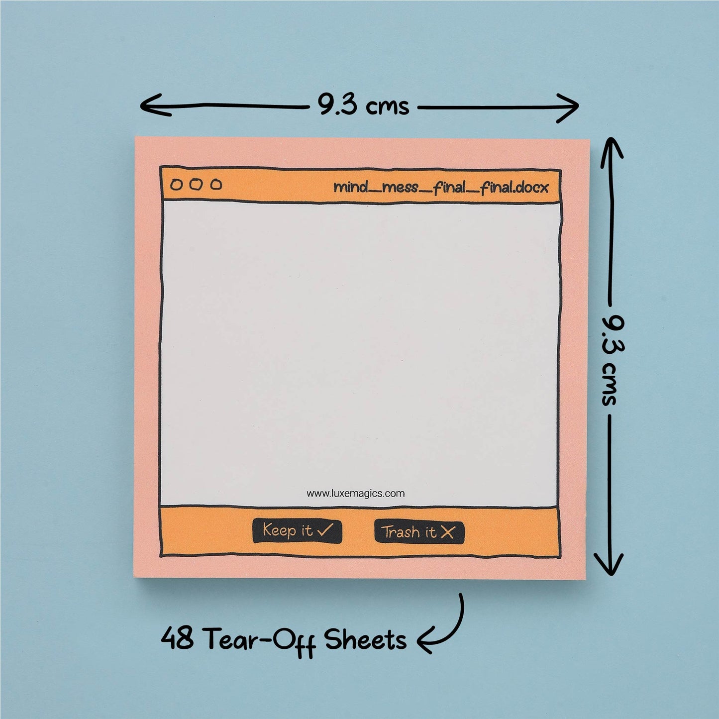 Mind Mess Final Final Memo Pad