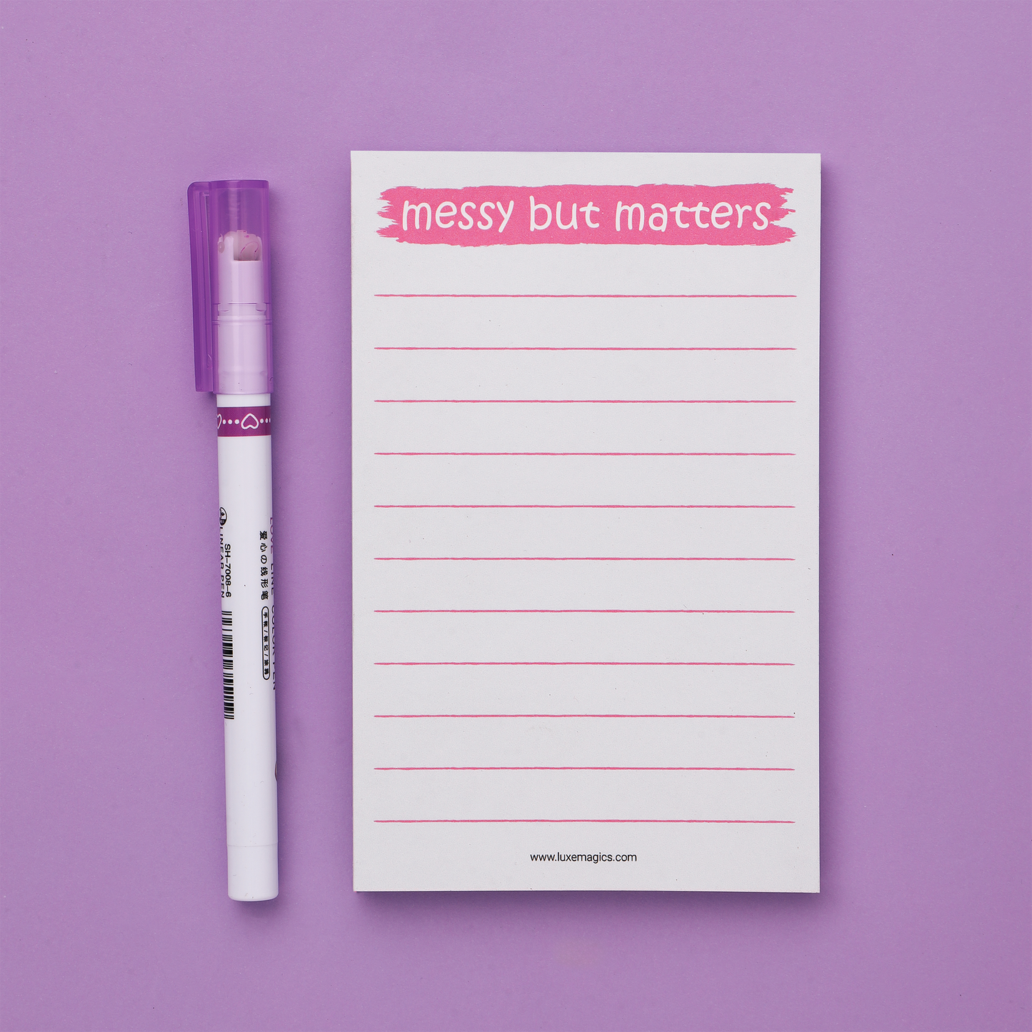Messy But Matters Notepad