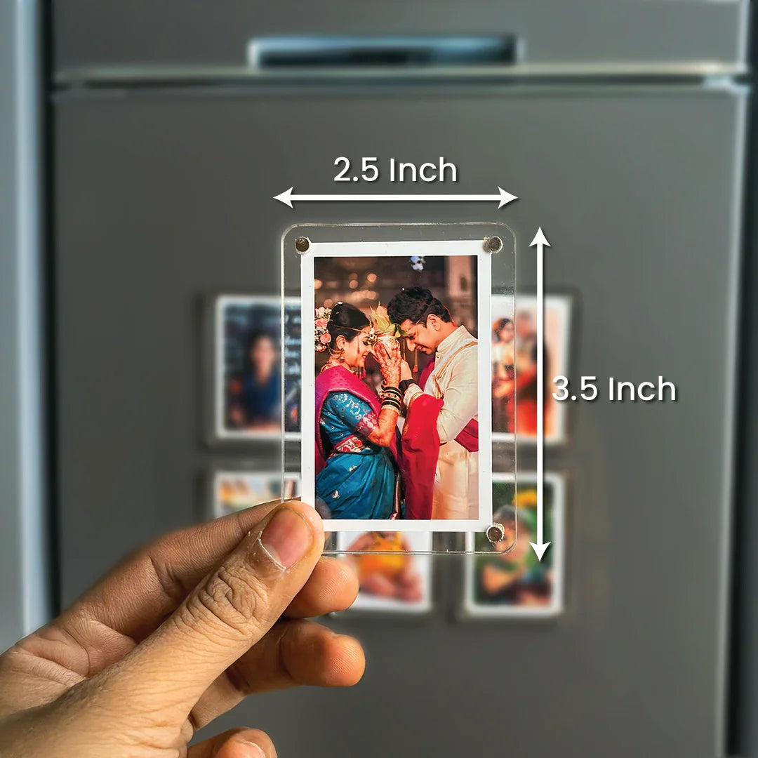 Customized Polaroid Fridge Magnet - Luxe Magics