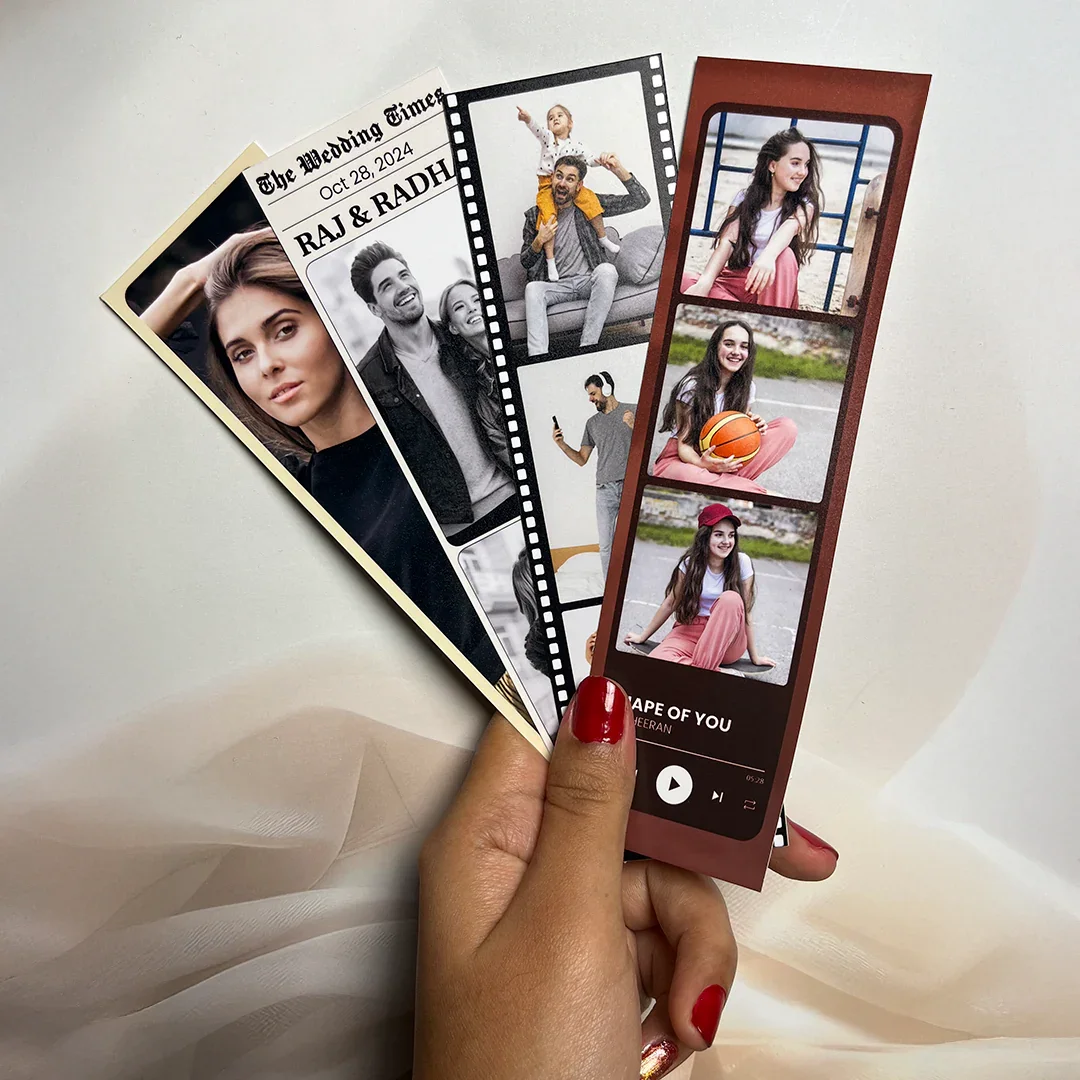 Personalized Photo Strips [Set of 3] - Luxe Magics