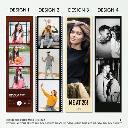Personalized Photo Strips [Set of 3] - Luxe Magics