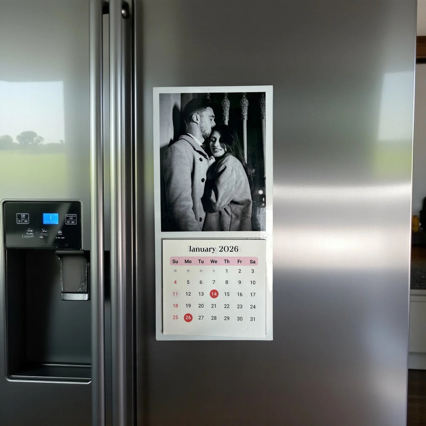 Photo Magnetic Strip Calendar