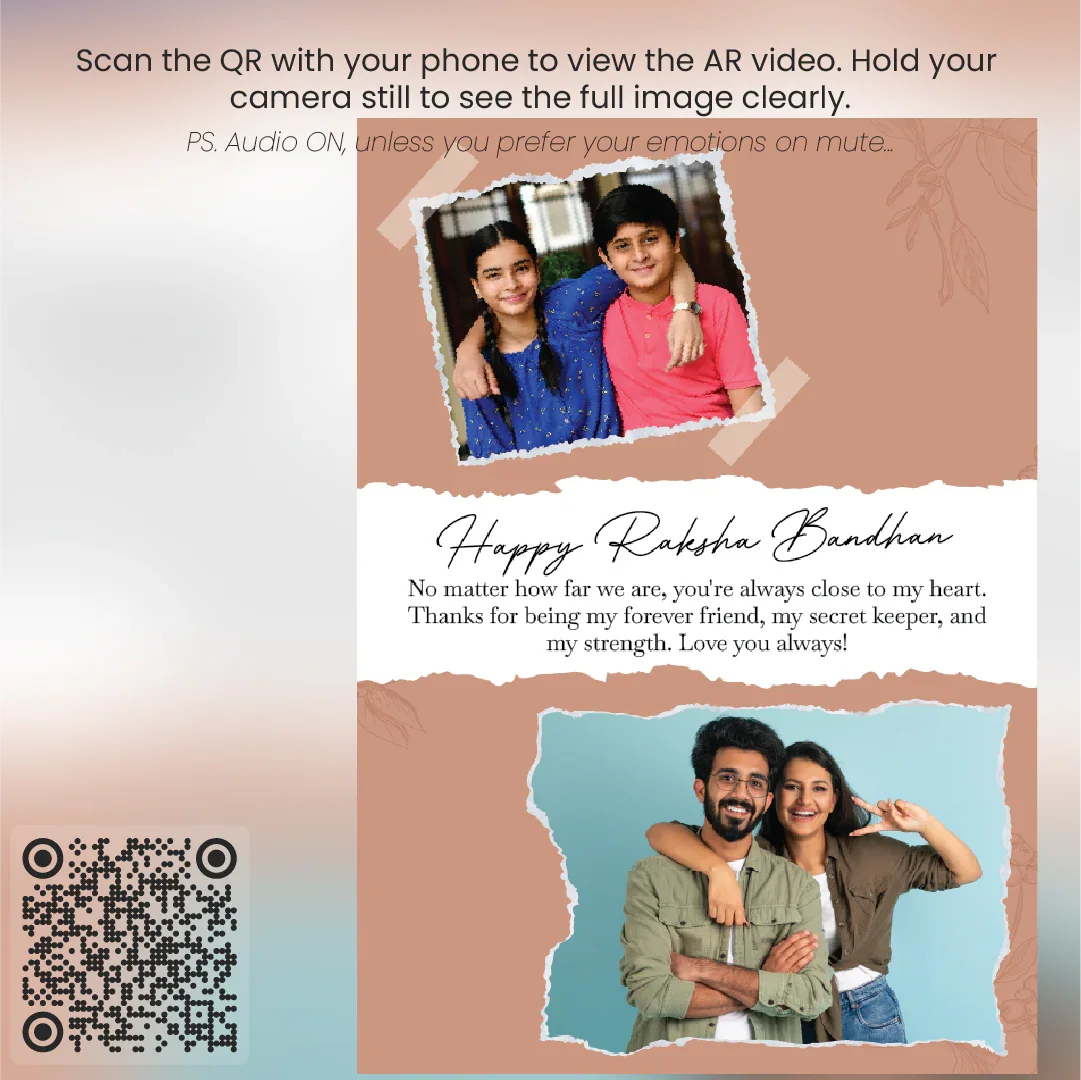 Raksha Bandhan Frame – AR Edition - Luxe Magics