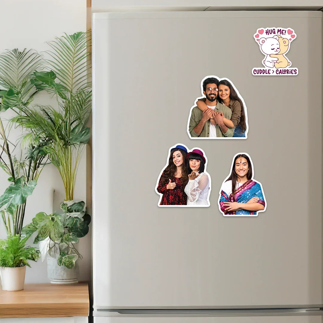 Custom Shape Photo Fridge Magnet - Luxe Magics