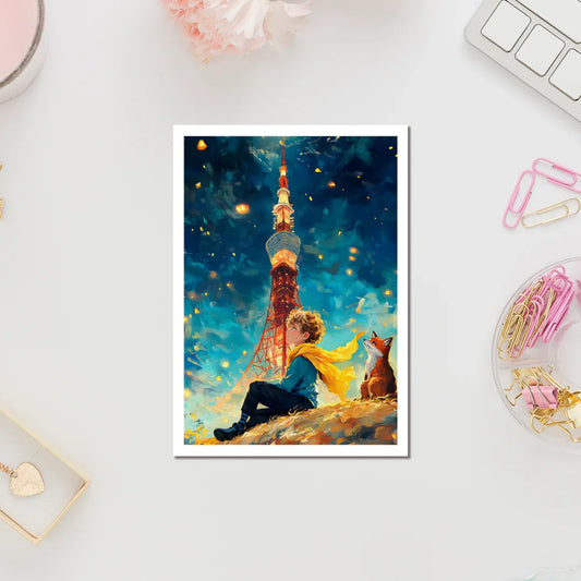 Starry Night Boy Fridge Magnet - Luxe Magics