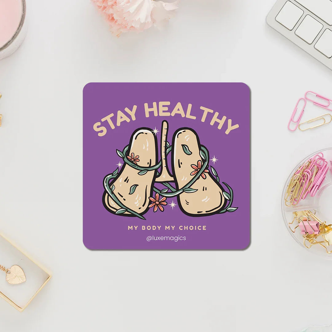 Stay Healthy Fridge Magnet - Luxe Magics