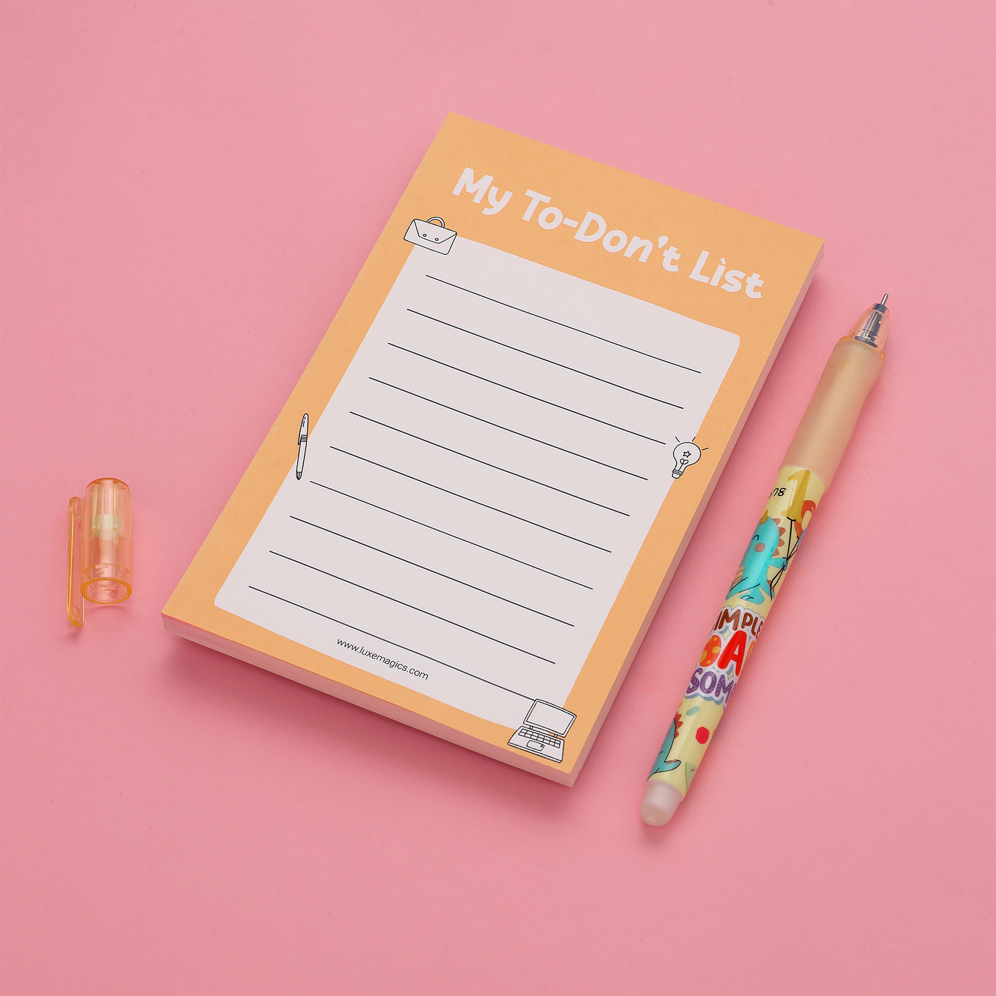 My To-Don't List Notepad