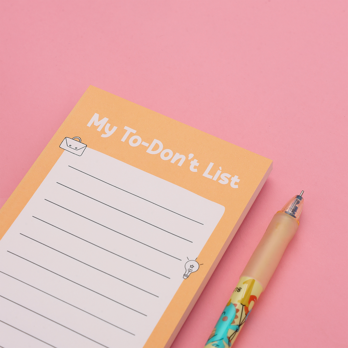 My To-Don't List Notepad